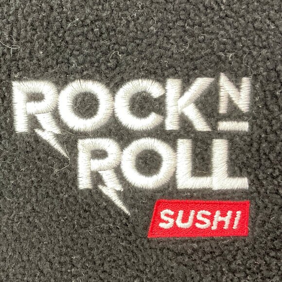 Rock N Roll Sushi Mens Sz M Fleece Jacket Zippered - Picture 7 of 14